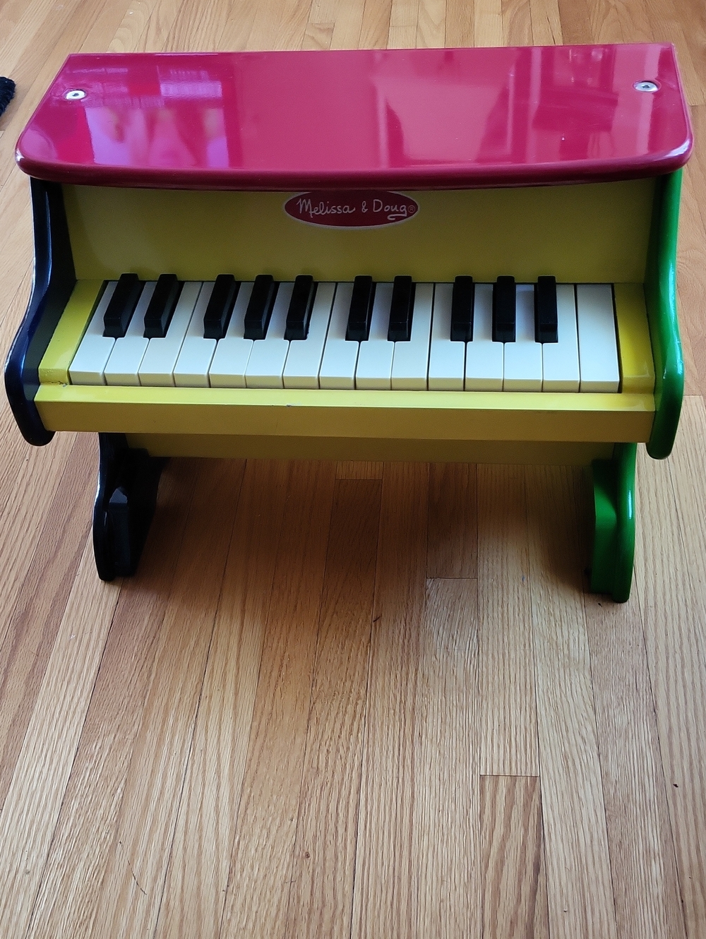 Melissa & Doug Colorful Red, Yellow, Green & Black Toy Piano